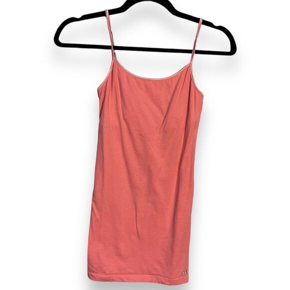 Aeropostale Spaghetti Strap Camisole Top Women's Medium Bright Pink Casual Shirt - Picture 1 of 9